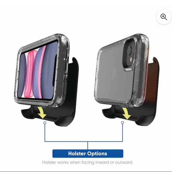 ✨protect onn. iphone 11 clear rugged case with holster✨ - Picture 5 of 9